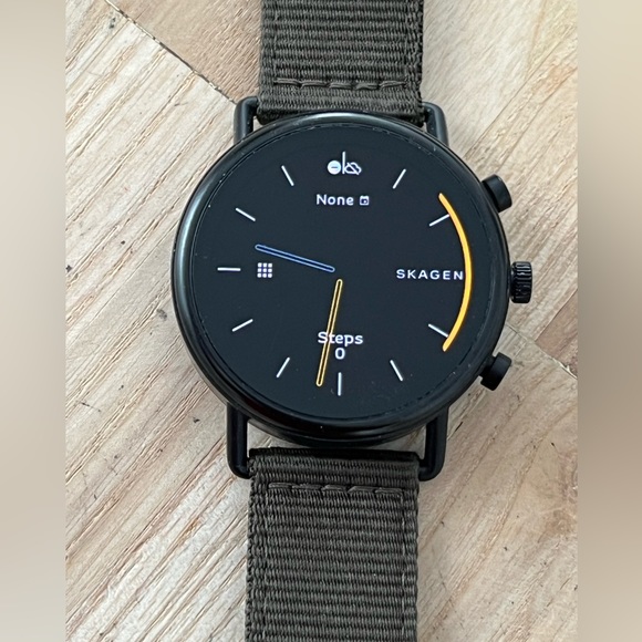 Skagen Falster Gen 2 Smartwatch Wear OS by Google Green Canvas Strap 3ATM - Picture 2 of 11